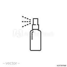 Bottle Spray Icon Vector Spray Bottle Vector