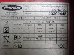 An inert gas is a gas that does not undergo chemical reactions under a set of given conditions. Fronius Trans Puls Synergic 4000 Inert Gas Welding Set 19 Gebruikt Kopen Auction Premium Netbid Industriele Veilingen