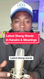 Sheng Words and Their Meanings in Kenya 2024