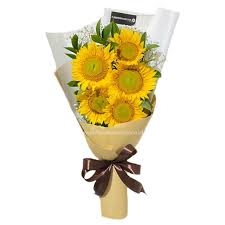 Tumblr tangan kecil itu terus menggenggam kuat sebuah buket bunga matahari. Sunflower Lady Bunga Matahari