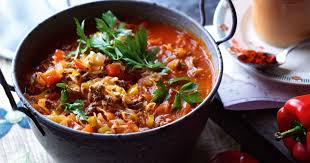 Schnell Einfach Ungarischer Sauerkrauteintopf Mit Paprika Lidl Kochen Rezept Sauerkraut Eintopf Sauerkraut Eintopf