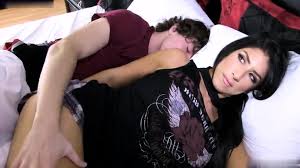Fabulous milf shared with young stud. Lucky Young Guy Fucking A Voluptuous Brunette Milf In Bed Video Porn Lib