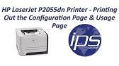 Hp laserjet p2055dn laser printer works more quickly at up to 35 ppm. Hp Laserjet P2055 Instructional Video Youtube