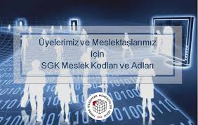 Sgk Meslek Kodlari Ve Adlari Tmmob Bilgisayar Muhendisleri Odasi