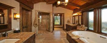 America's best house plans offers an extensive collection of mountain rustic house designs including a variety of shapes and sizes. 17 Rustic Bathroom Ideas Maison Valentina Blog