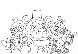 Five Nights At Freddy S Colorear