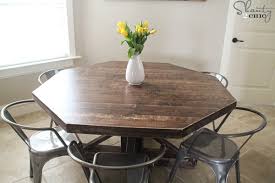 Building a kitchen table 508556 collection of interior design and decorating ideas on the littlefishphilly.com. Diy Round Wooden Table For 110 Shanty 2 Chic