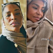 Nia Long, 54, posted this today, looking peaceful and radiant 🧡