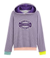 Damen sweatshirts in den aktuellen trendfarben finden sie bei wenz. Kapuzen Sweatshirt Damen Real Marshmallow Petit Bateau