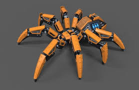 Robot Spider 3d Model Robot Concept Art Spider Robot Robot Art