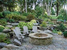 Unlike a lot of other traditional fire pit chairs, the glodea is foldable for easy storage. Rustic Outdoor Fire Pit Area Novocom Top