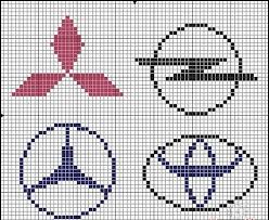 Marki Mashin Knitting Charts Plastic Canvas Patterns Cross Stitching