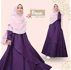 Warna primer, warna sekunder, dan warna campuran atau warna tersier. Model Gamis Polos Warna Ungu Radea