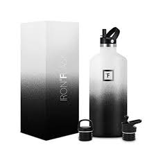 Iron Flask Narrow Mouth Sports Water Bottle 24oz 3 Lids Straw Lid Vacuum Insulated Stainless Steel Hot Cold Modern Double Walled Simple Thermo Mug Sta In 2020 Water Bottle Bottle Flask