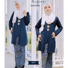 • lakar garis lurus dari a ke b. Baju Kebaya Labuh Loose Moden Girls Clothing Skirt Kain Lipat Depan Shopee Malaysia
