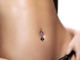 Pin By Chris Hartman On Spade Black Crystals Belly Piercing Queen Of Spades
