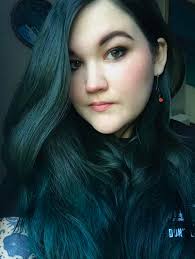 Comb through the hair color to make sure it is evenly applied and 4. Was Skeptical About It Working But I Slapped Some Manic Panic Over My Brown Hair And Ended Up With This Fancyfollicles
