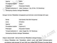 Contoh Surat Permohonan Cerai Talak Oleh Suami Perceraian Surat Agama