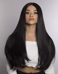 Bellami Synthetic Wig Yazmin 26 295g Straight In 2021 Long Black Wig Wig Hairstyles Straight Black Hair