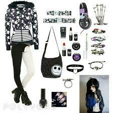 Polyvore Outfit Nerd Outfits Band Outfits Cute Emo Outfits