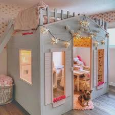 Princess bunk beds for girls with slides and tents. Playhouse Loft Bed Playhouse Loft Bed Girls Loft Bed Kids Loft Beds