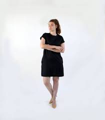 Women Linen Black Dress Shirt Dress Short Sleeve Pockets Above Etsy Black Linen Dress Black Shirt Dress Short Sleeve Dresses