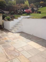 Sleepers And Rendered Walls Garden Design Ideas Google Search In 2020 Garden Retaining Wall Patio Garden Design Sloped Garden