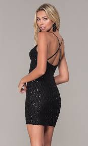 Sequined Black Short Holiday Party Dress By Simply Short Black Dress Tight Formal Dresses Short Tight Short Sparkly Dresses