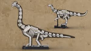 Fossilized dinosaur skeleton or bones detail, near tuba city, az, us. Lego Moc Brachiosaurus Ornithomimida Skeleton Alternative Build For 21320 Dinosaur Fossils By S7evinde Rebrickable Build With Lego