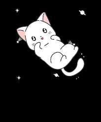 Listen to japanese/anime/cute songs in full in the spotify app. Kawaii Cat Cute Japanese Galactic Space Anime Cat Digital Art By Jonathan Golding