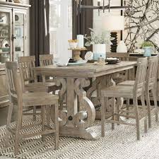 Roclincourt Counter Height Extendable Solid Wood Dining Table Wood Dining Table Dining Table Solid Wood Dining Table