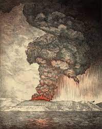 Letusan gunung berapi yang paling berbahaya dari semua jenis yang ada adalah letusan tipe plinian. 1883 Eruption Of Krakatoa Wikipedia