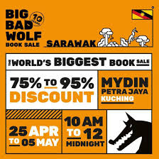 Follow the big bad wolf and others on soundcloud. Jualan Buku Big Bad Wolf Di Mydin Petra Jaya 25 April 5 Mei Utusan Borneo Online