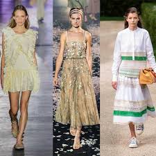 La verità, insomma, è che c'è sempre da fare la tara a quelli che appaiono un mood di moda, ma anche la punta dell'iceberg di una voglia di avventura, libertà e. Moda Primavera Estate 2019 Il Ritorno Dei Vestiti