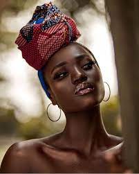 Head Wrap Turban African Black Skin Beauty Fashion Melanin Portrait Photography Black Women Beautiful Dark Skin Beautiful Black Women Dark Skin Women