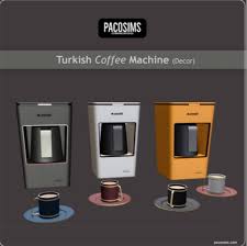 A machine from which you can buy coffee and other hot drinks by…. Coffee Machine Custom Content Sims 4 Downloads