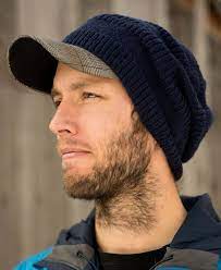 Knitting Pattern For Easy Nicholas Slouchy Hat Cover This Beanie Is Designed To Wear O Hat Knitting Patterns Men Knit Hat For Men Knitting Patterns Free Hats