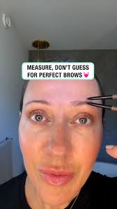Measure, don't guess for perfect brows