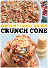 Copycat Dairy Queen Crunch Cone Recipe Crunch Cone Dessert Recipes Easy Easy Desserts