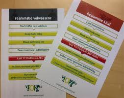 Start thoraxcompressie+beademing 3:1 (90 x compressie. Reanimatie Kind En Zwangere Volwassene Handelingen Kaart 2x Nrr Richtlijn Ehbo Vrouw Zorg Vrouwenzorg