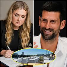 BREAKING NEWS: Erika Kirk just shocked the online community when she signed  a $50 million contract to build 300 houses for the homeless and  disadvantaged. This is the contract between Novak Djokovic