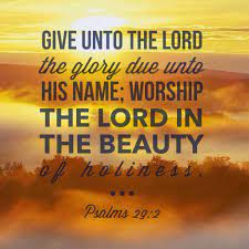 Psalms 29 2 Psalms Psalm 29 Worship The Lord