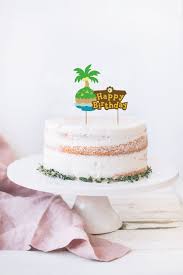 Animal Crossing Birthday Cake Topper Animal Birthday Birthday Cake Toppers Cake Toppers