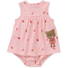 Walmart Child Of Mine By Carters Newborn Girl Printed Sunsuit Carters Newborn Girl Kids Outfits Fashionable Baby Clothes