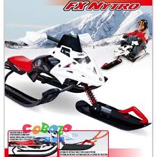 alta estrutura de aco carbono neve treno de neve scooter com freio seguro sleds for kids skiing dog sledding