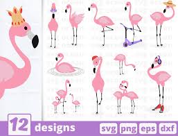 Download 12 Flamingo Designs Bundle Graphic By Svgocean Creative Fabrica PSD Mockup Templates