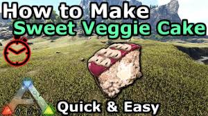A complete, updated list of all recipe item ids in the ark video game and its dlcs. Sweet Vegetable Cake Official Ark Survival Evolved Wiki