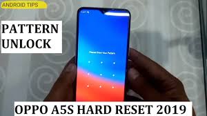 Oppo A5s Hard Reset Pattern Unlock Youtube