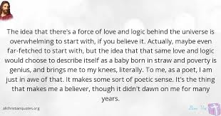 Which are your favorite logic quotes? Bono Vox Quote About Believe Christmas Love Believer All Christian Quotes