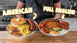Top with something sweet like fruit, jam or syrup, or rashers of crispy bacon. 4 Million Subscriber Special American Vs Full English Breakfast Youtube